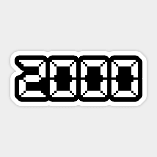 Year 2000 Sticker